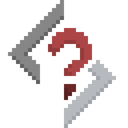 RedCraft logo question mark